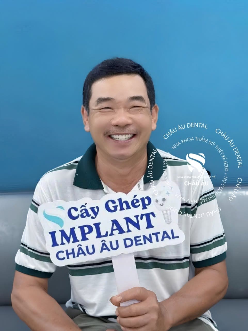 Khách hàng cấy ghép Implant tại Nha Khoa Châu Âu